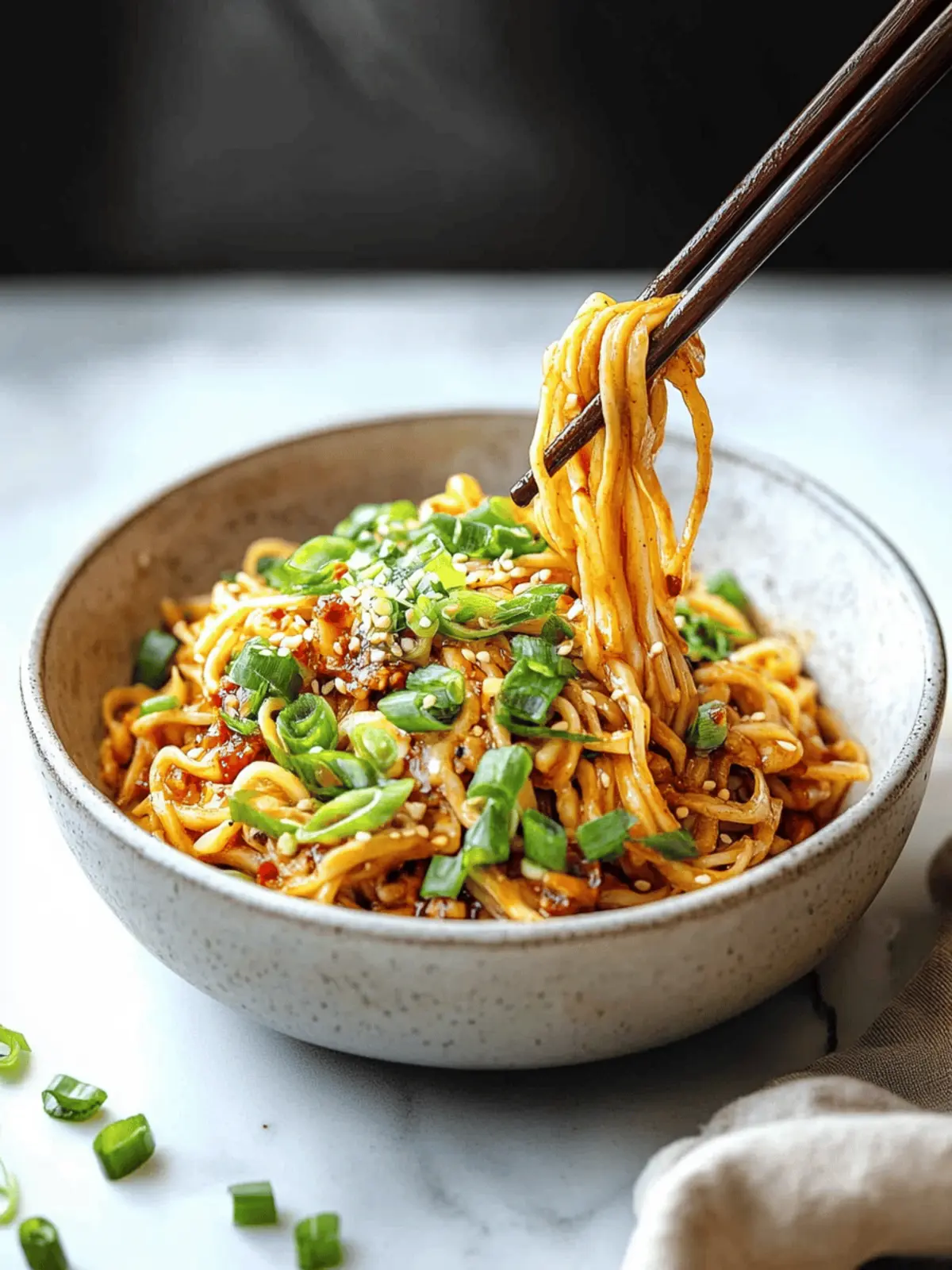 Easy Szechuan Noodles (30 Minutes)
