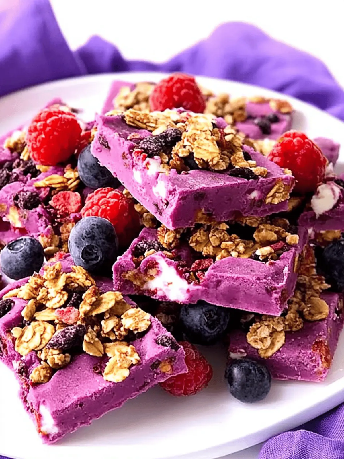 Berry Granola Yogurt Bark That's Toddler and Kid Approved