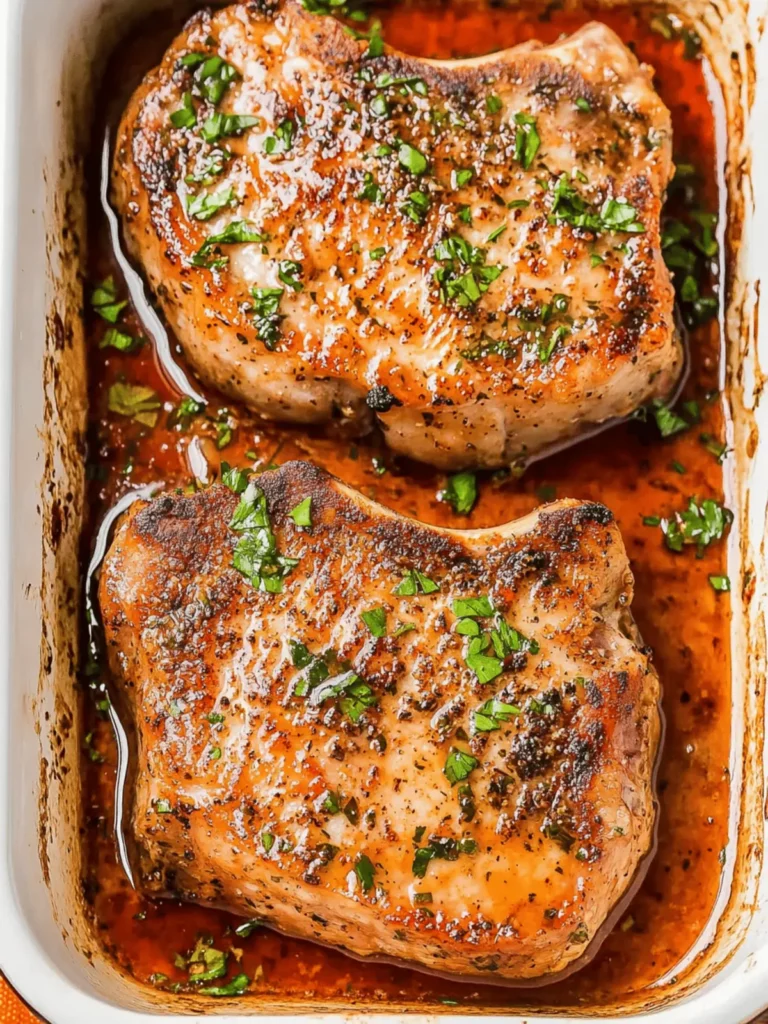 Baked Ranch Pork Chops