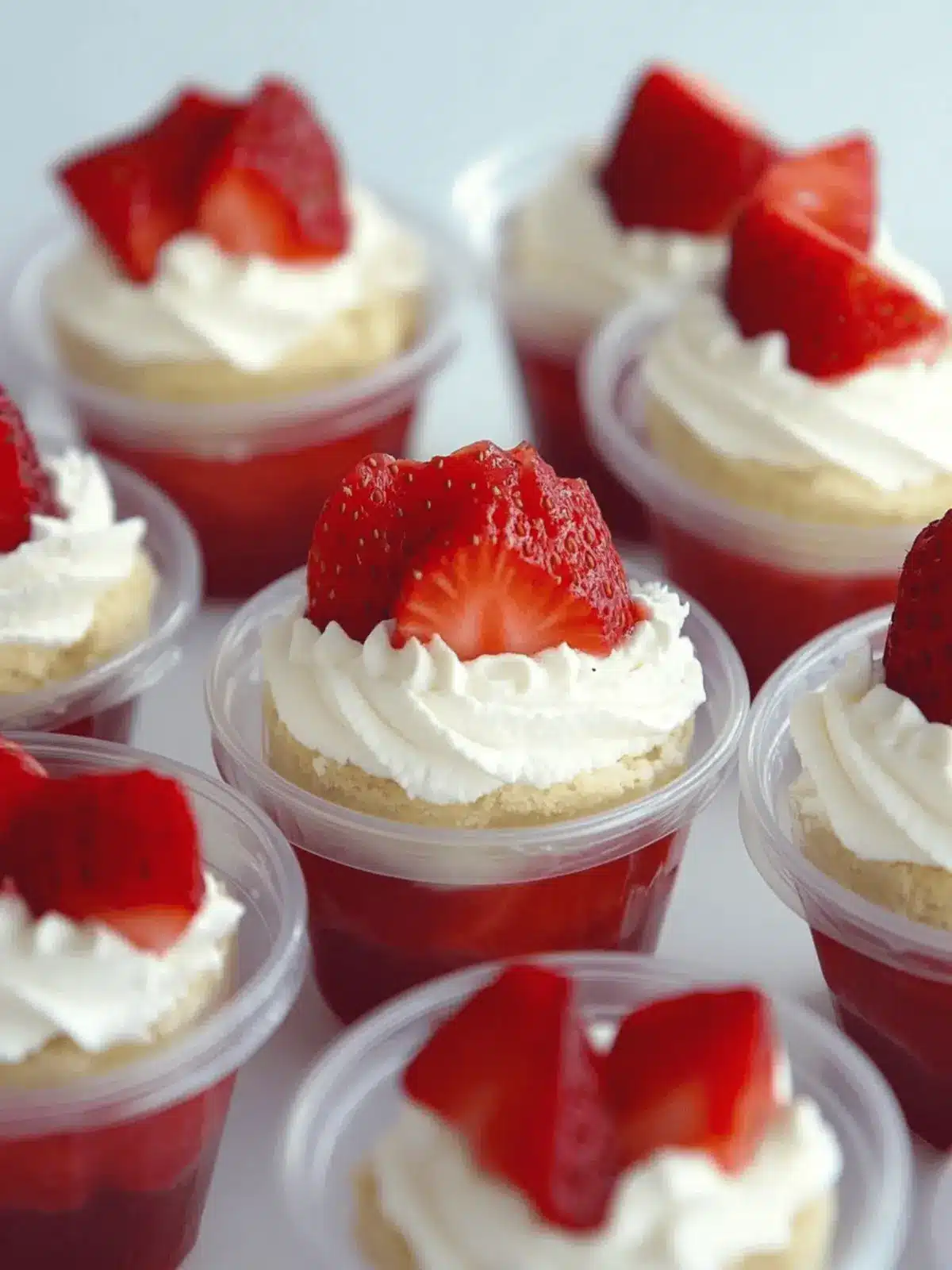 Strawberry Shortcake Dessert Cups