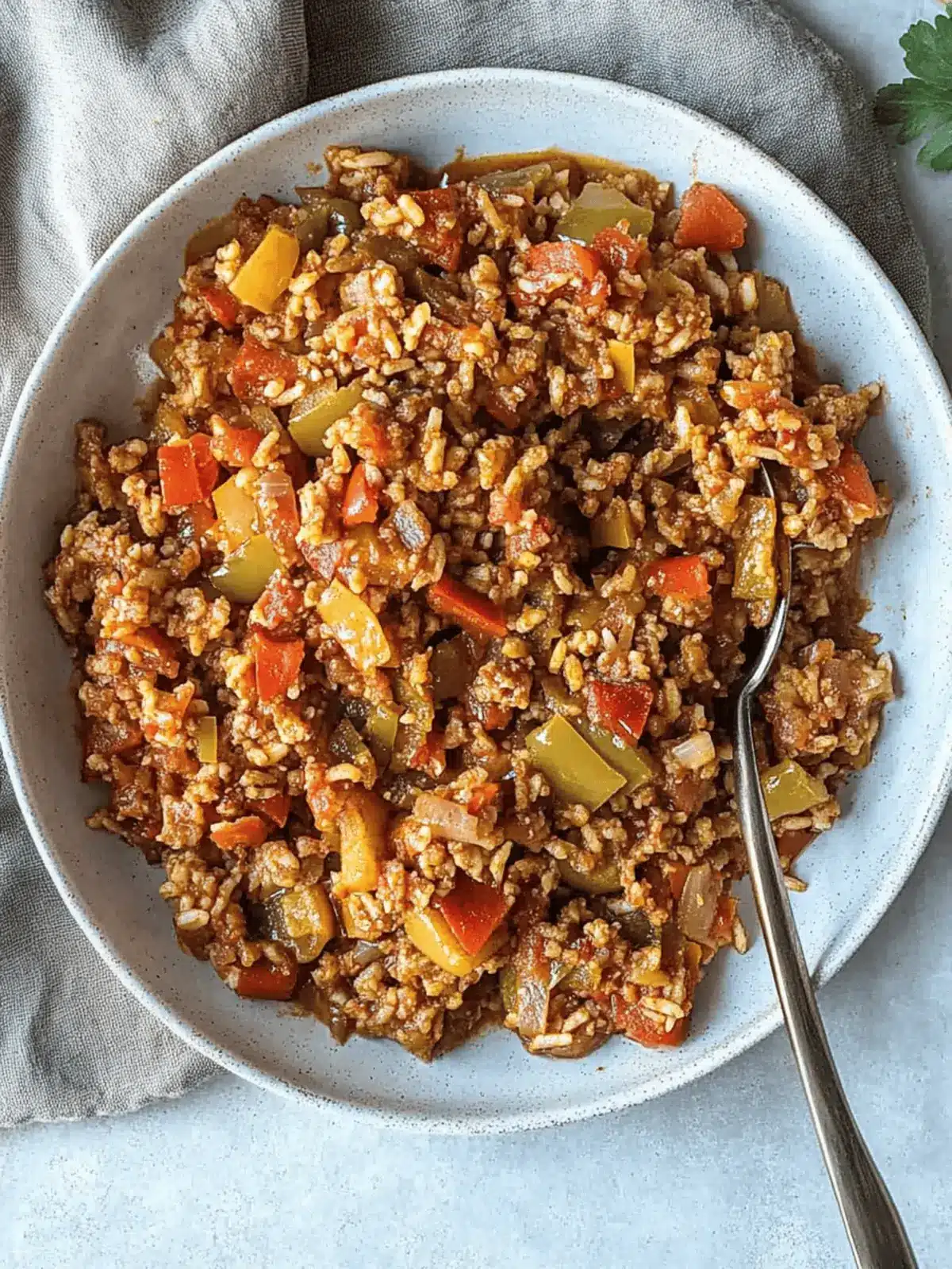 Easy Unstuffed Pepper Skillet: 30-Minute One-Pot Wonder