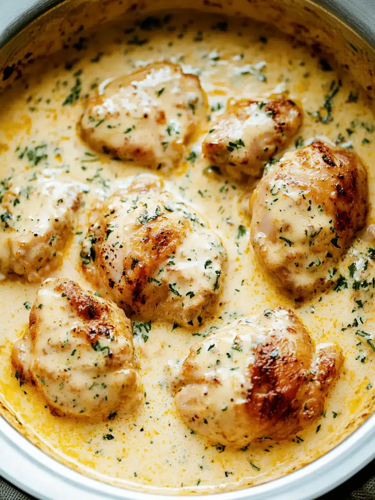 Creamy Oven Baked Chicken Thighs Your New Dinner Delight