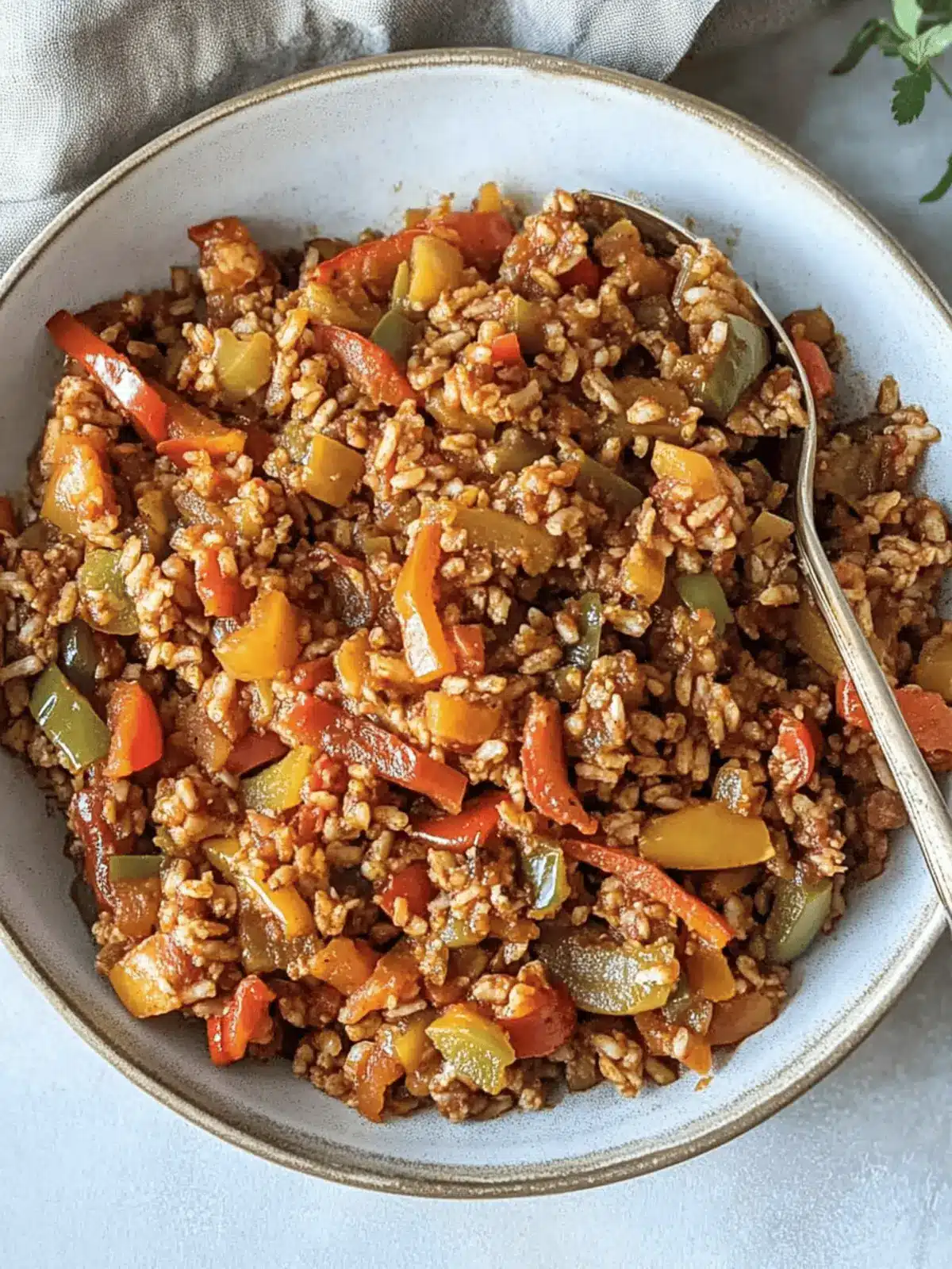 Easy Unstuffed Pepper Skillet (Quick One Pot Recipe)