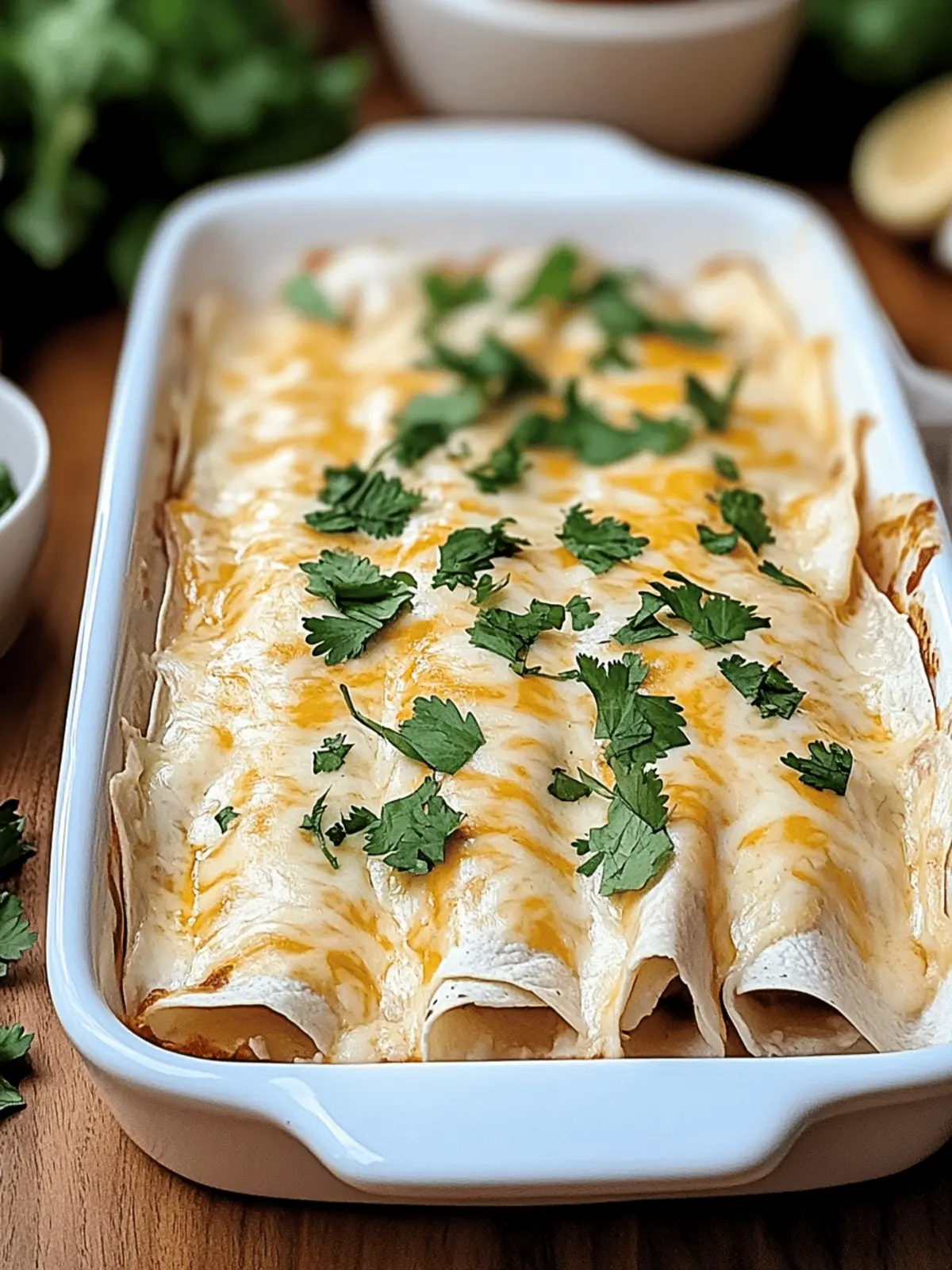 Creamy White Chicken Enchiladas for Ultimate Comfort Food Bliss
