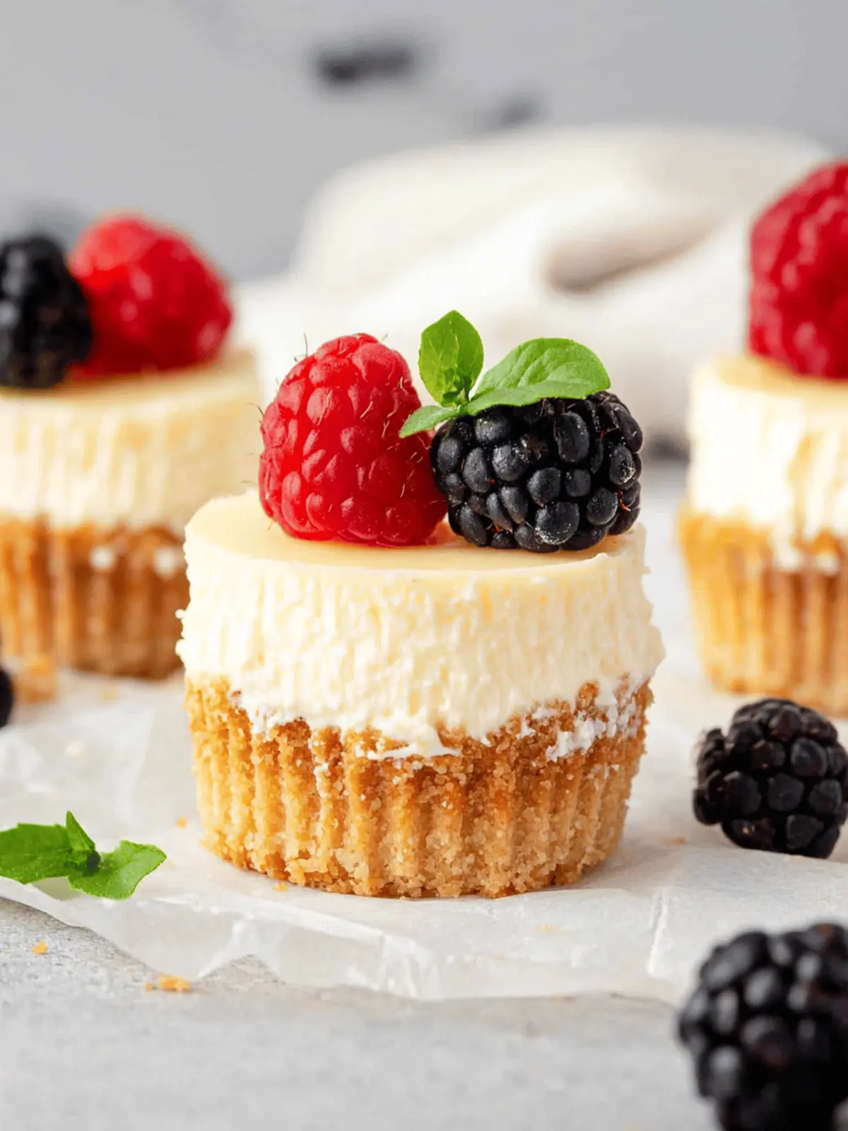 Mini Protein Cheesecakes