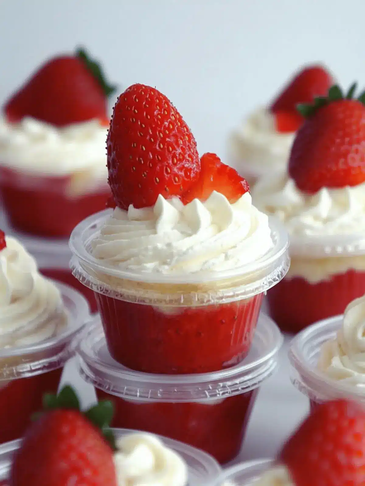 Strawberry Shortcake Dessert Cups
