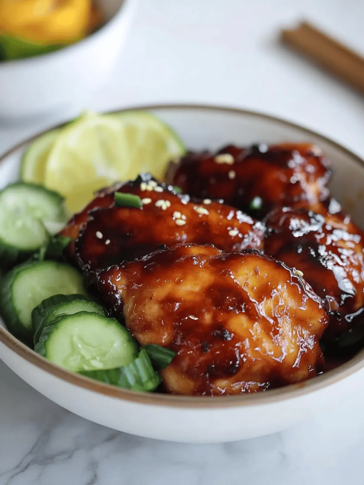 Sticky Honey Hoisin Chicken Recipe (only 4 ingredients)