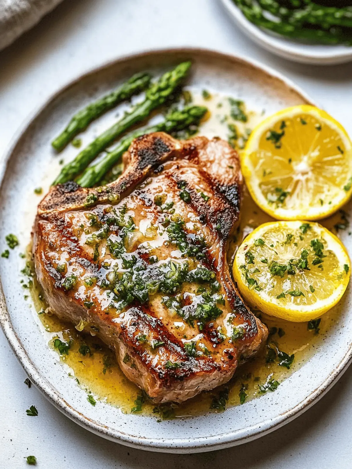 Lemon Butter Pork Chops