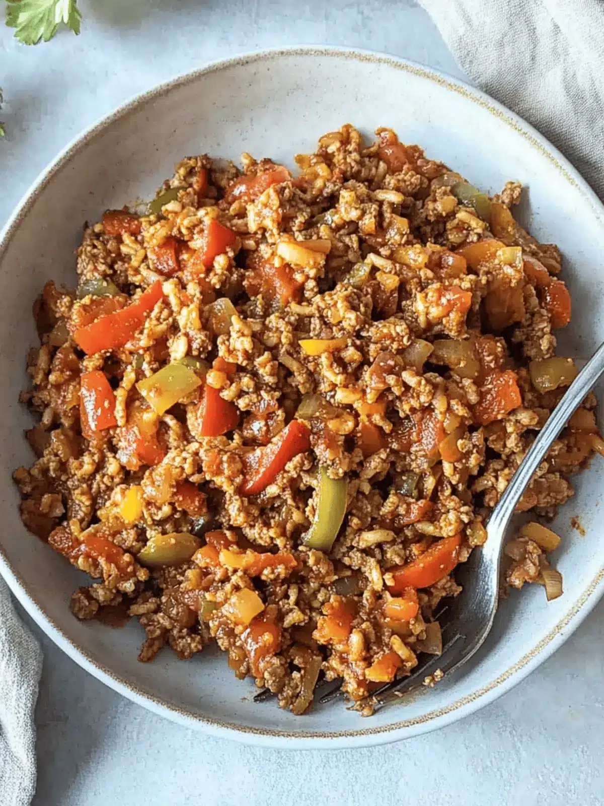 Easy Unstuffed Pepper Skillet - A Quick One-Pan Delight
