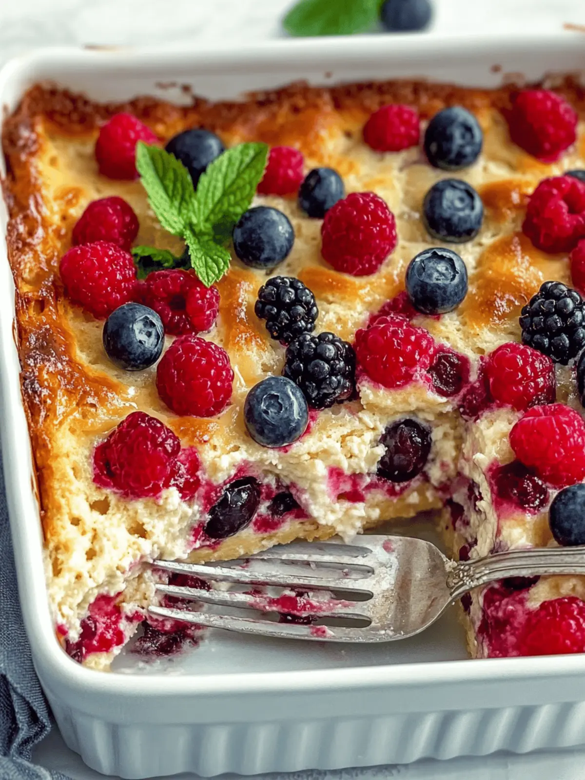 High Protein Triple Berry Bake – Your New Healthy Breakfast Bliss