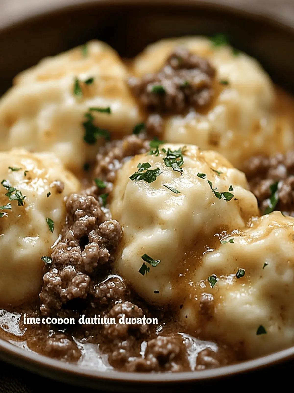 Ground Beef and Dumplings: A Cozy Family Favorite Meal