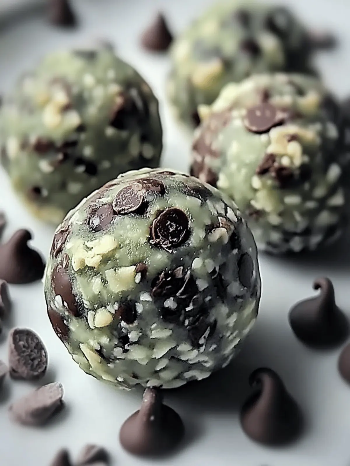 Mint Chocolate Chip Protein Balls for Guilt-Free Snacking