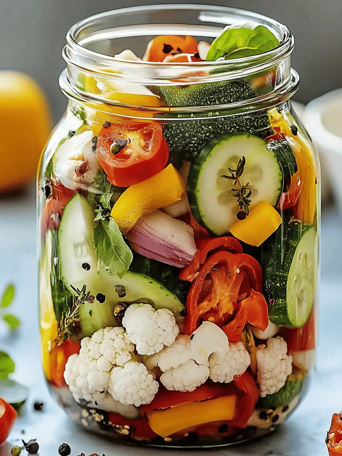 Homemade Refrigerator Pickled Vegetables: A Crisp, Tangy Delight You’ll Crave