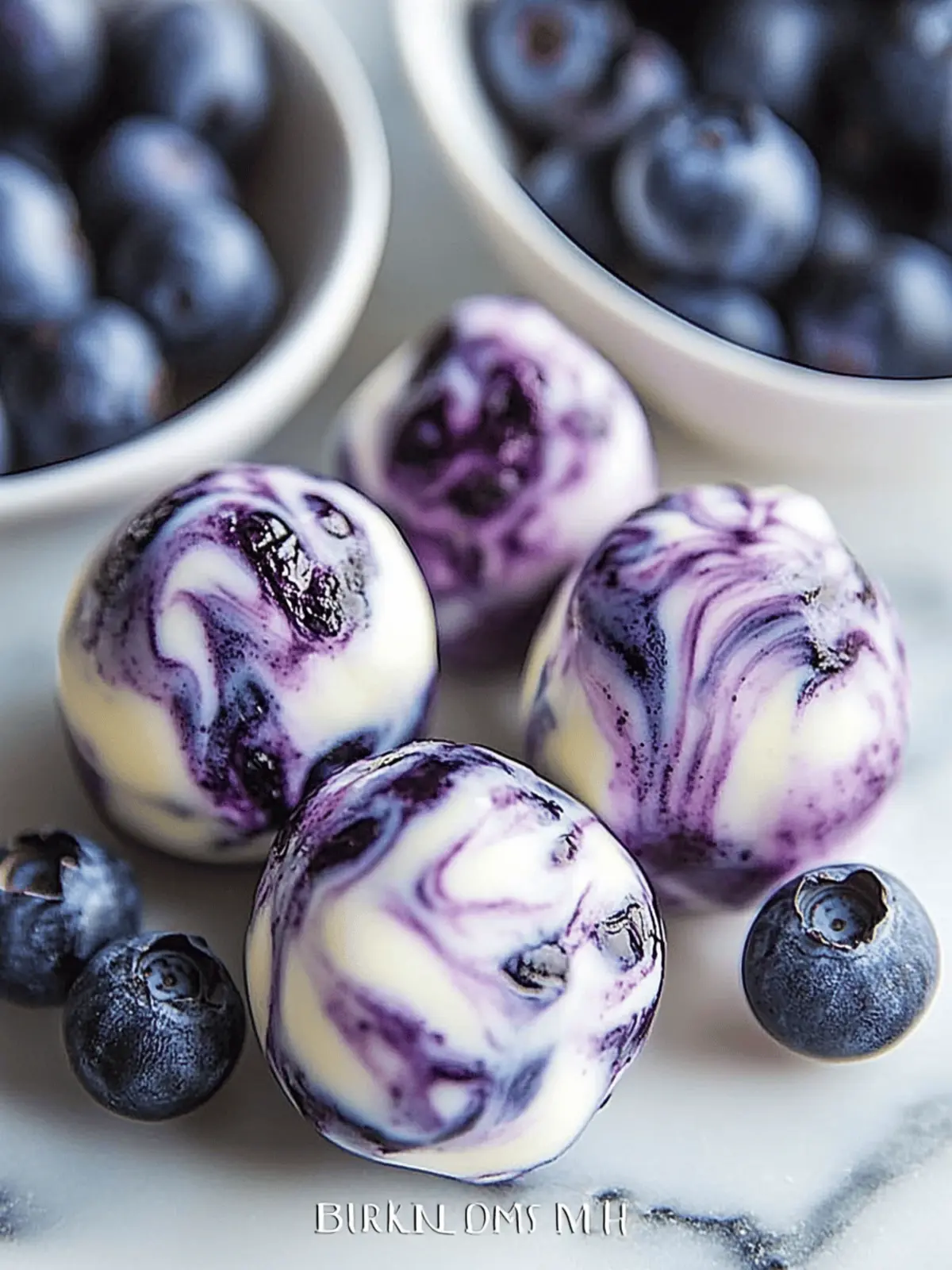 Delicious Blueberry Swirl Yogurt Bites You’ll Love Today