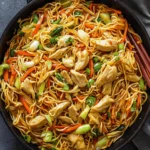 Chicken Chow Mein with Best Chow Mein Sauce!