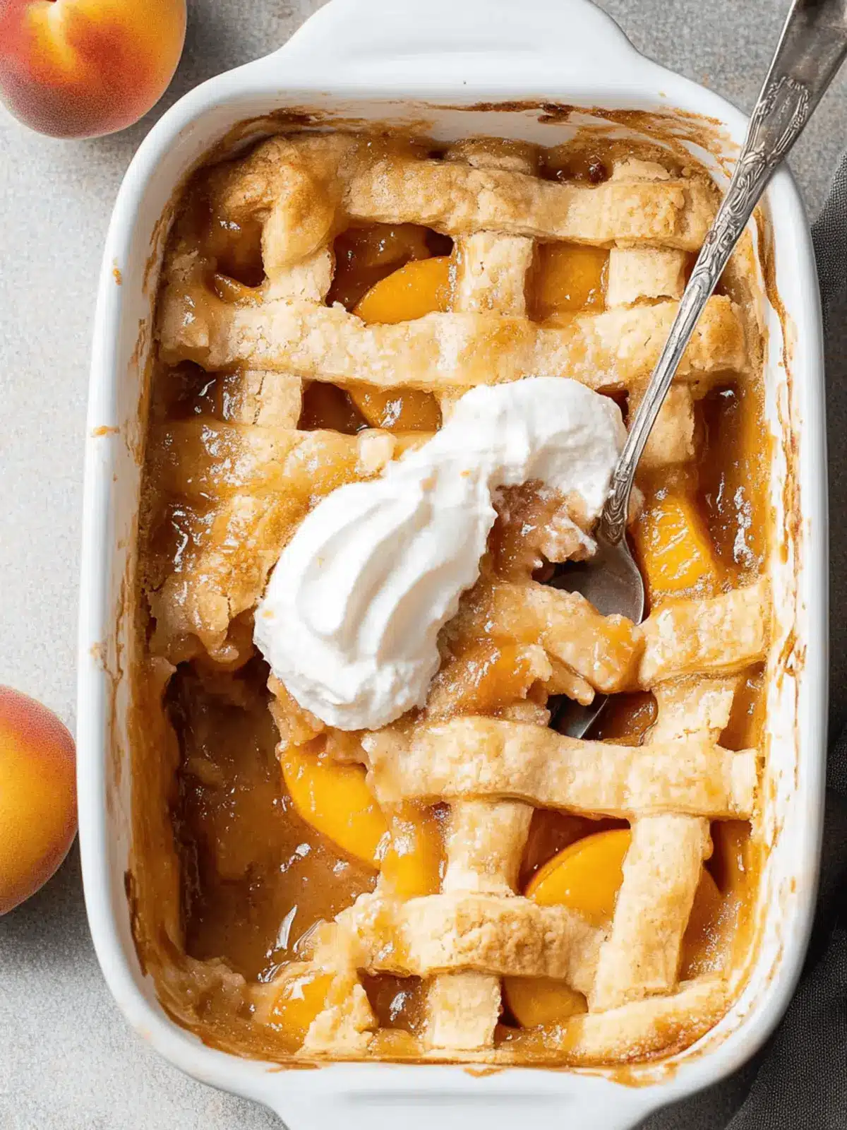 Old-Fashioned Southern Peach Cobbler