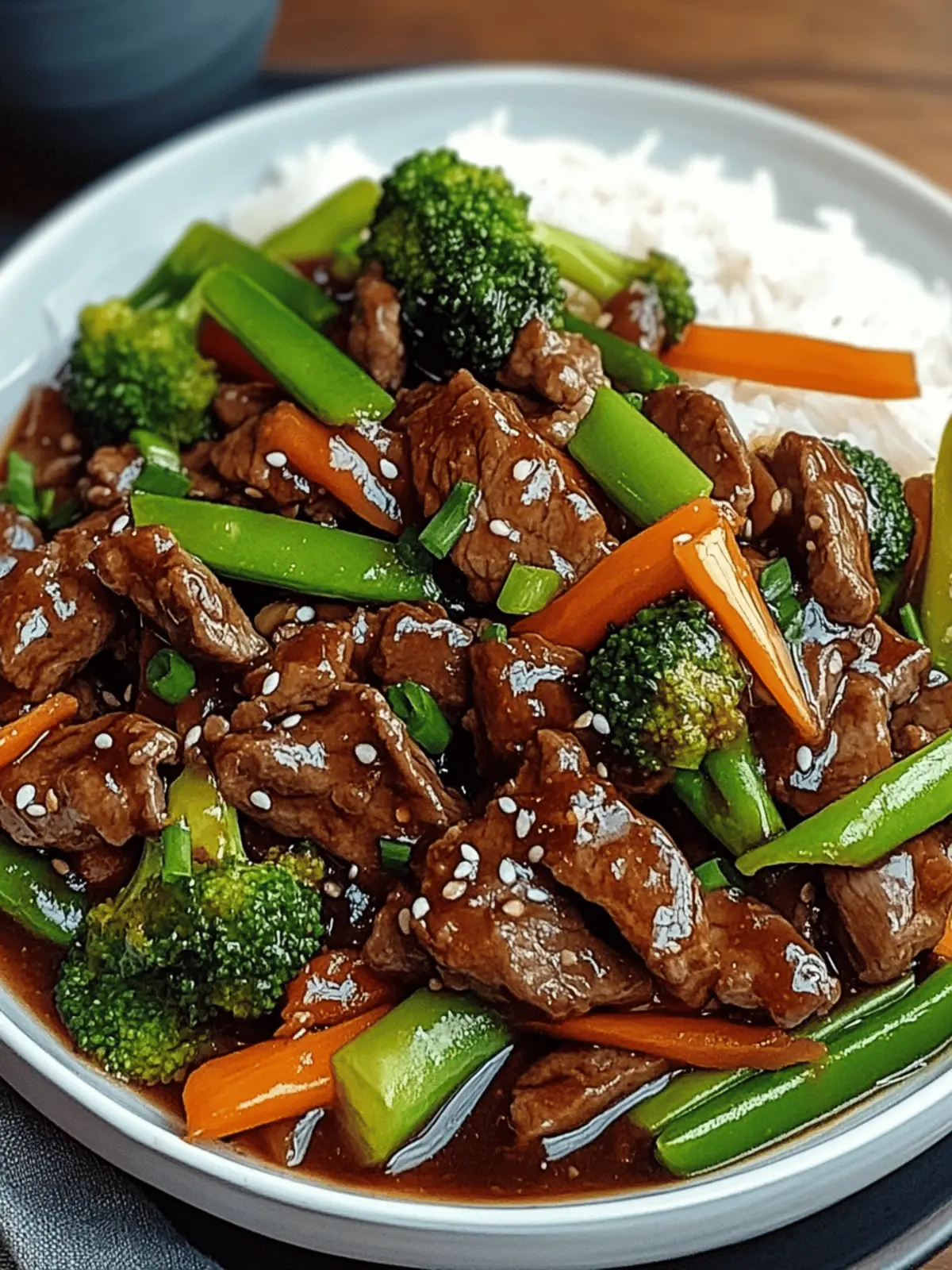 Asian Sweet Ginger Beef Stir Fry
