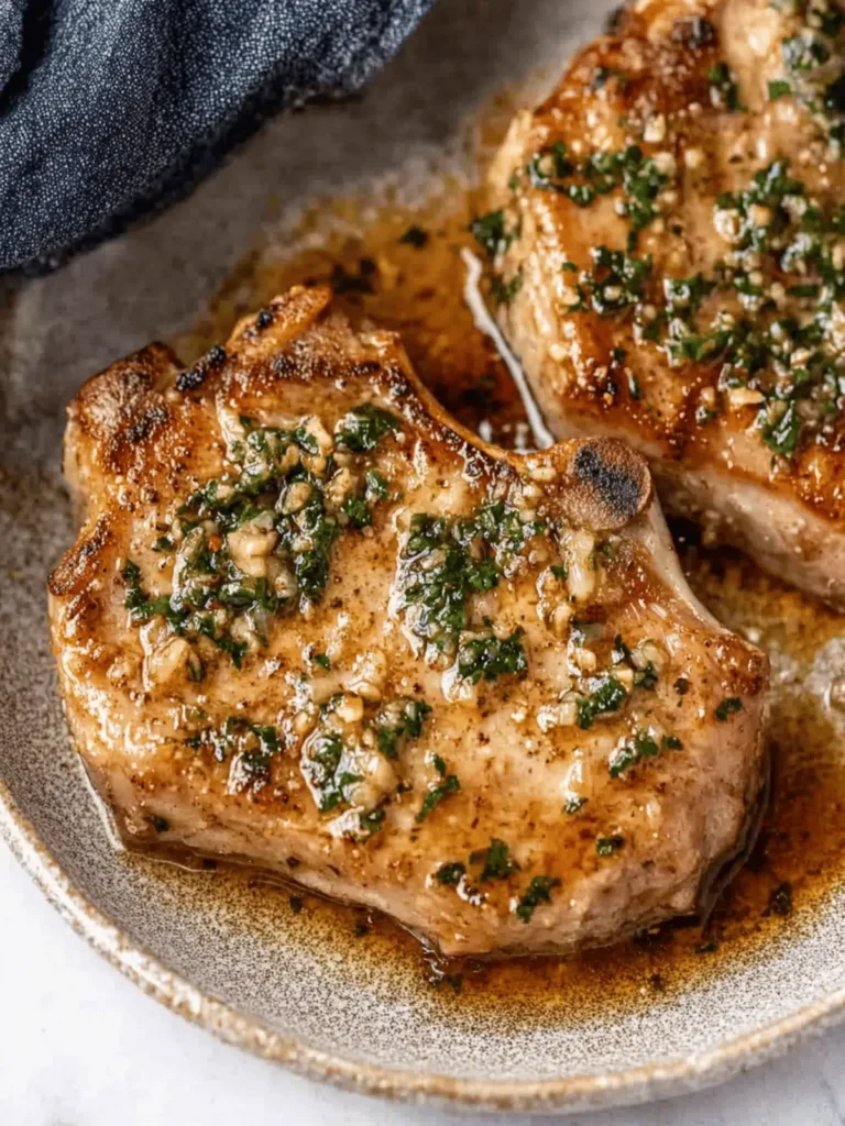 Garlic Butter Pork Chops