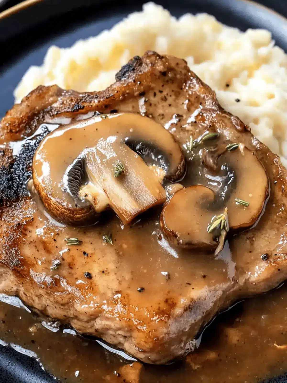 Mushroom Pork Chops
