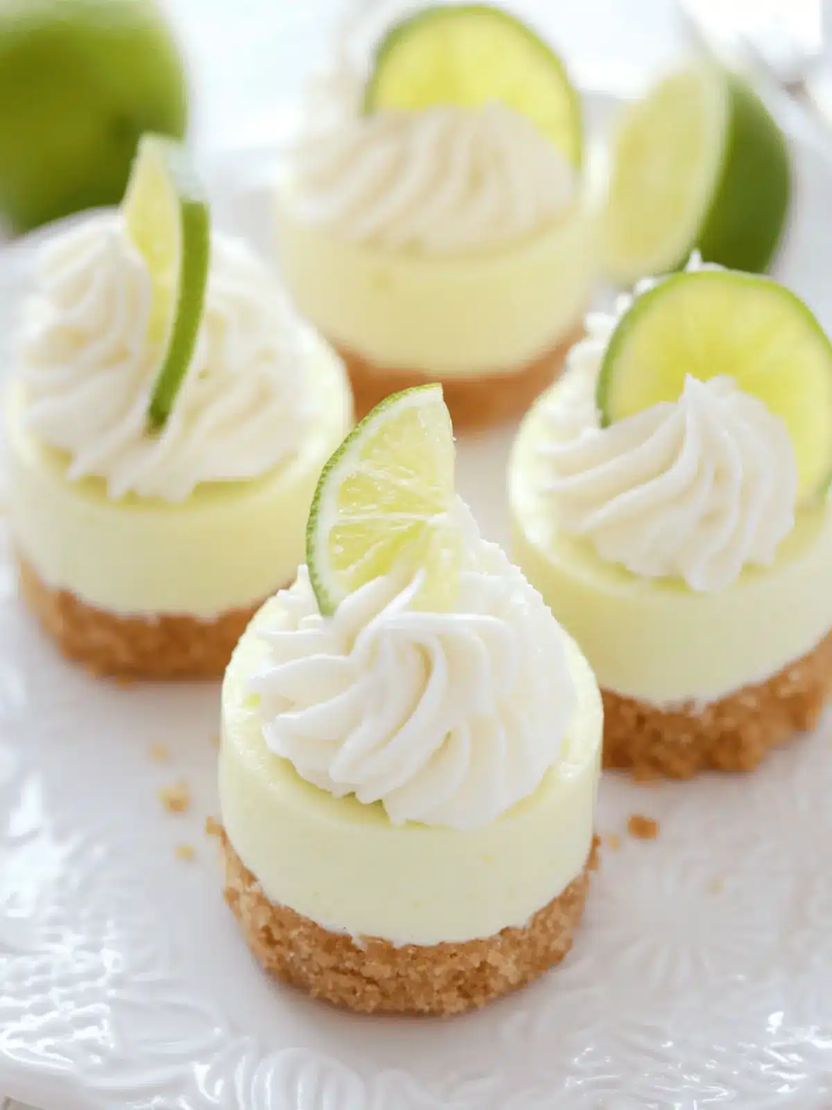 Mini Key Lime Cheesecakes