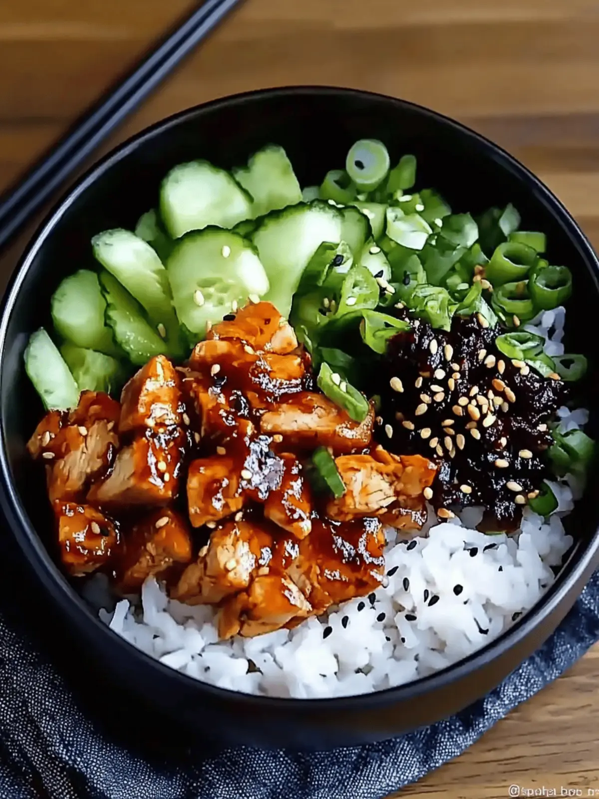 Spicy Korean BBQ Chicken Rice Bowl: A Flavor Explosion!
