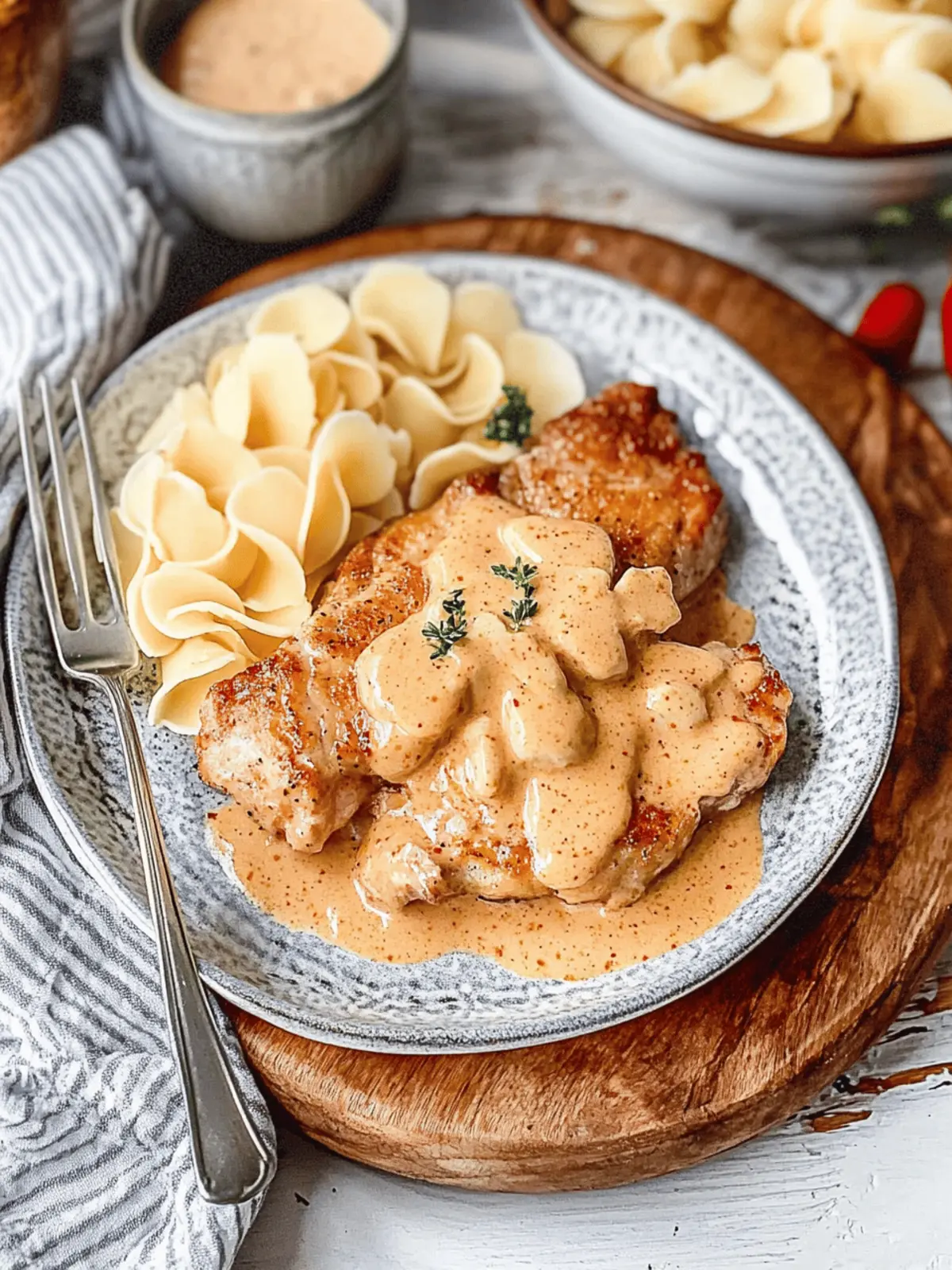 Hungarian Sour Cream Pork Chops for a Cozy Family Dinner