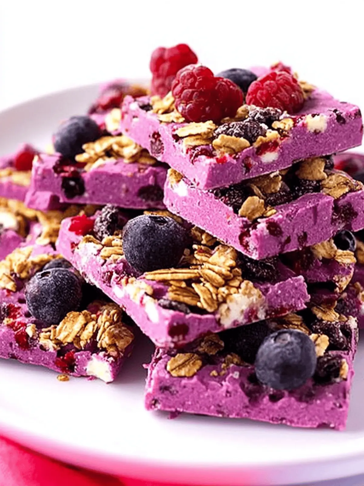 Berry Granola Yogurt Bark That's Toddler and Kid Approved