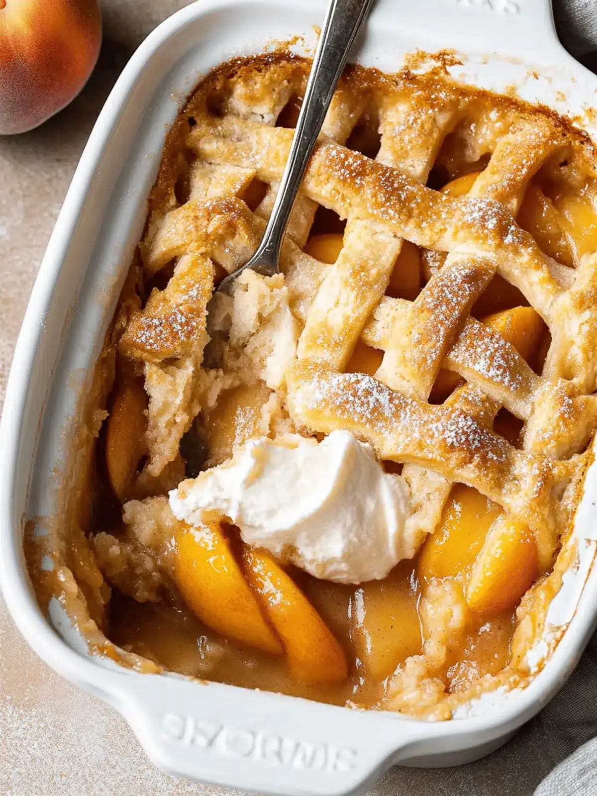 Old-Fashioned Southern Peach Cobbler