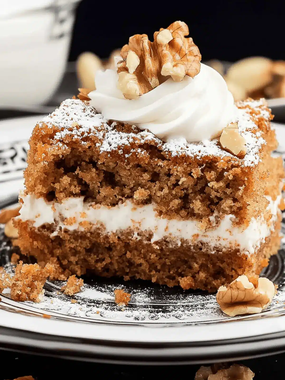 Wholesome Carrot and Walnut Cake for a Healthy Indulgence