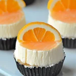 Orange Creamsicle Mini Cheesecakes