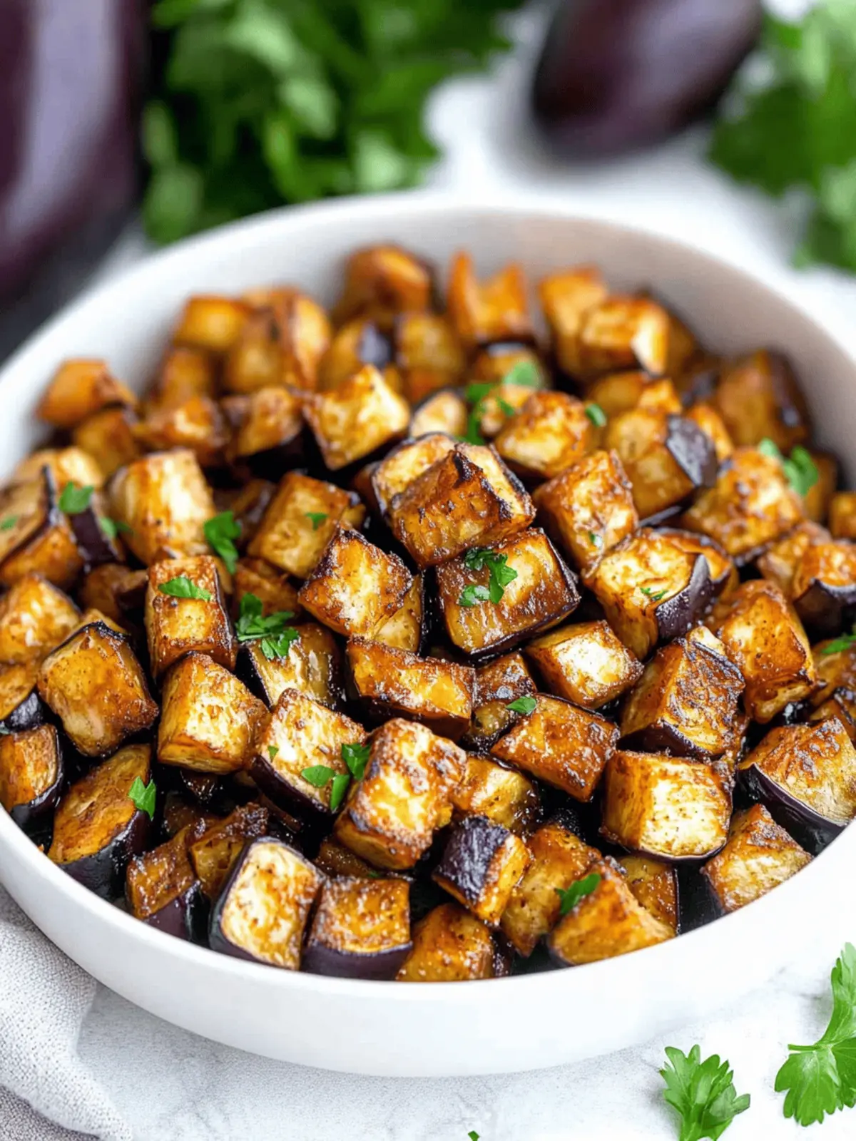 Crispy Low-Calorie Air Fryer Eggplant for Guilt-Free Snacking