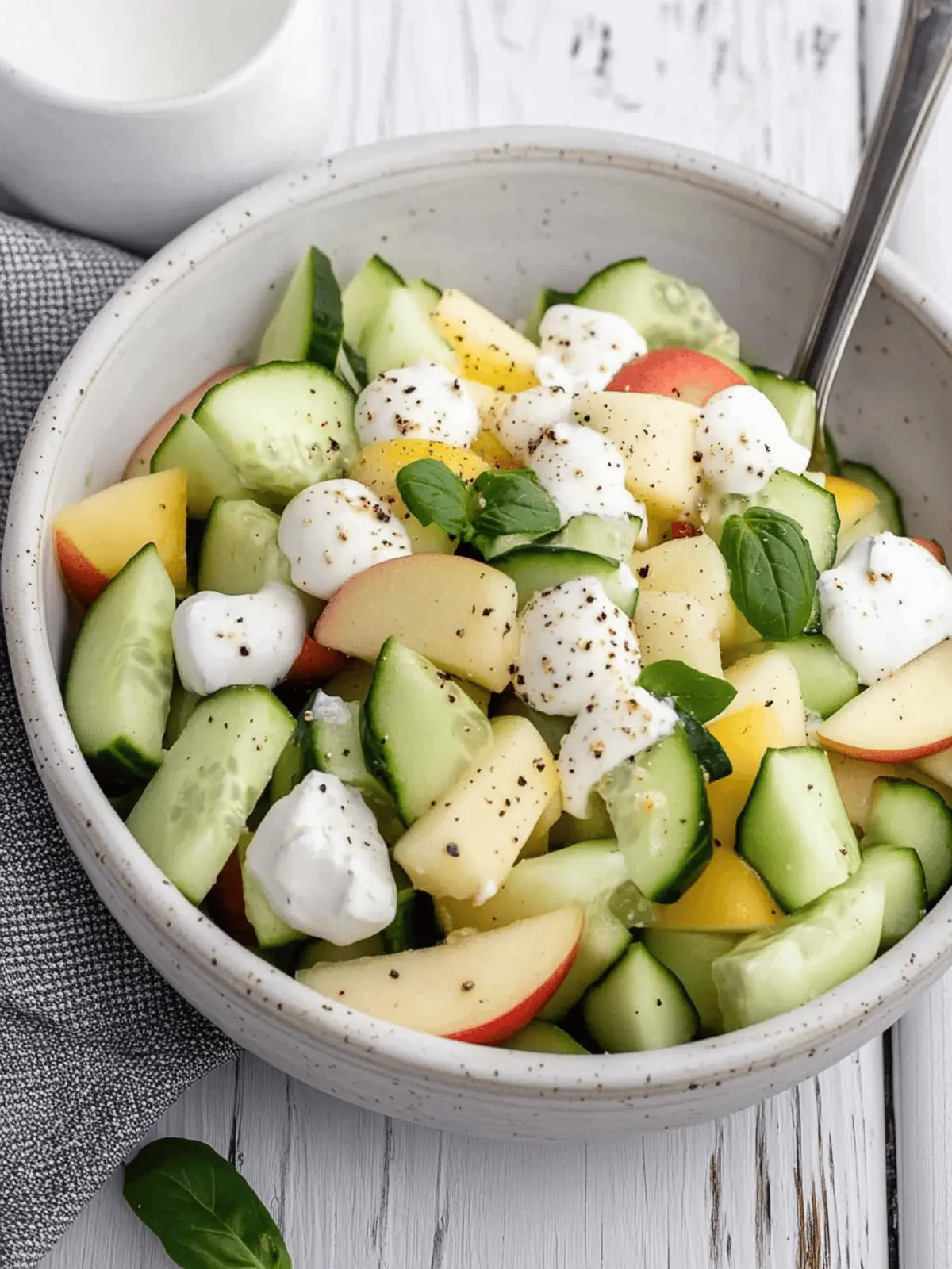Cucumber Apple Salad