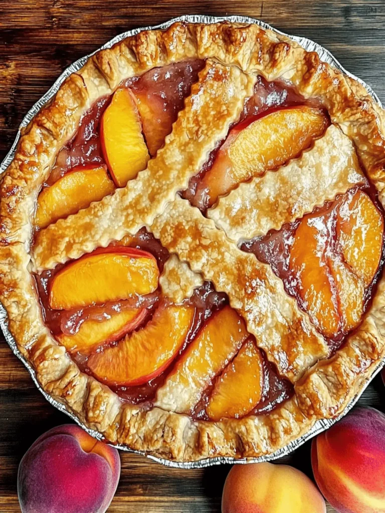 Southern Peach Pie
