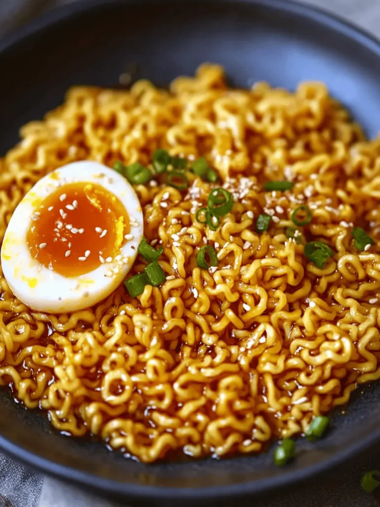 Garlic Butter Ramen with Egg