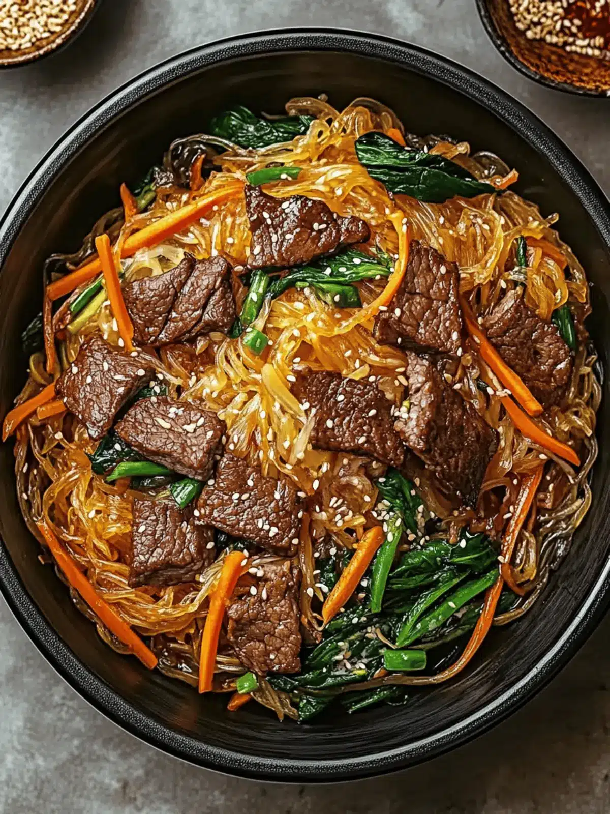 Delicious Japchae: Customize Your Korean Noodles Today!