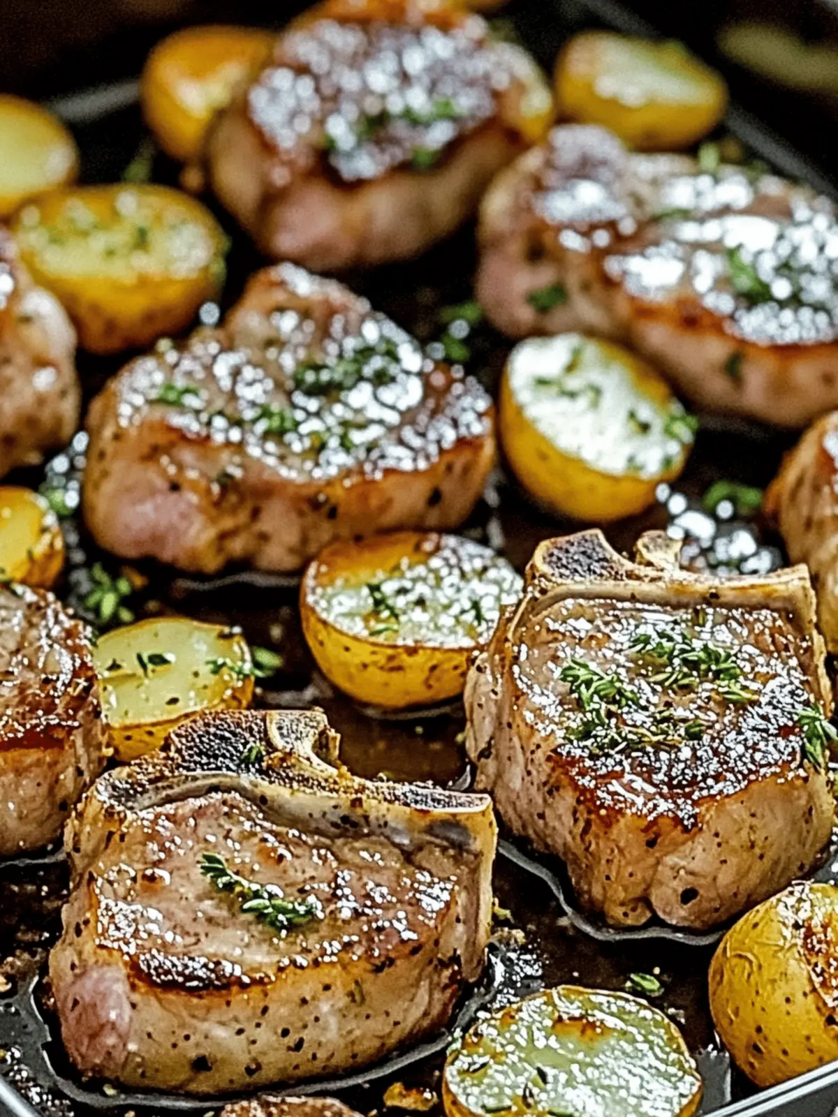 Sheet Pan Pork Chops and Potatoes 30 Minutes Easy Delicious