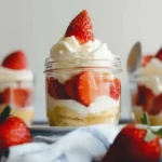 Easy Strawberry Shortcake Trifles