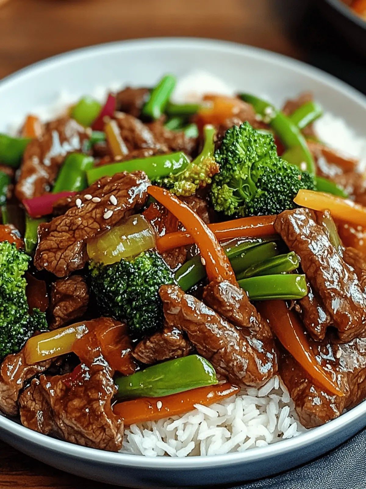 Asian Sweet Ginger Beef Stir Fry
