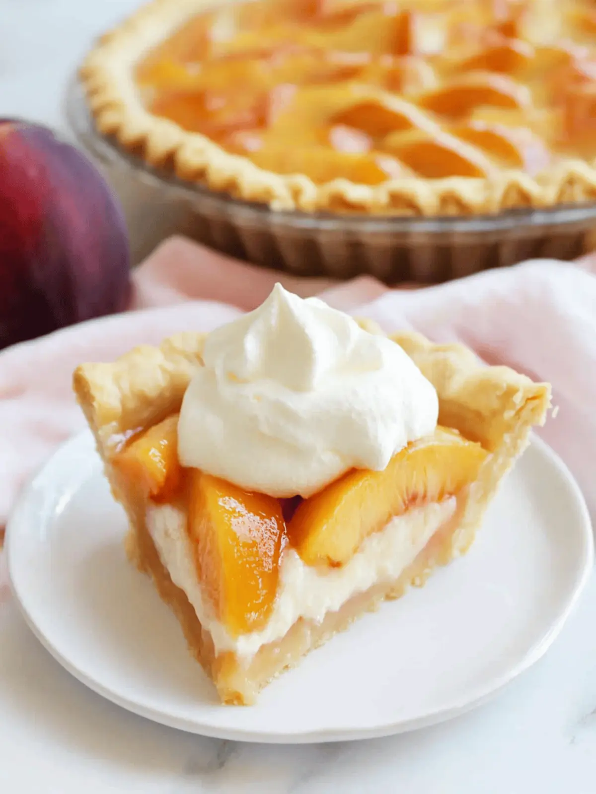Peaches and Cream Pie