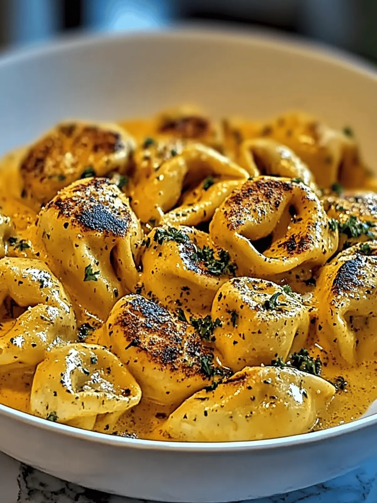 Delicious Cajun Chicken Tortellini with Garlic Sauce in 30 Minutes