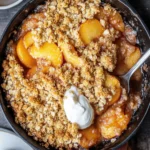 Easy Peach Crisp Recipe (Crispy & Juicy)