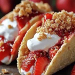 Strawberry Crunch Cheesecake Tacos