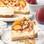 Peach Cobbler Cheesecake