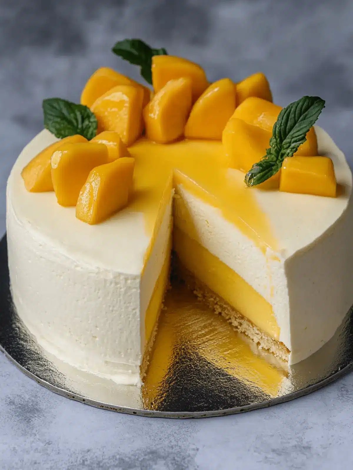 Mango Mousse Cake