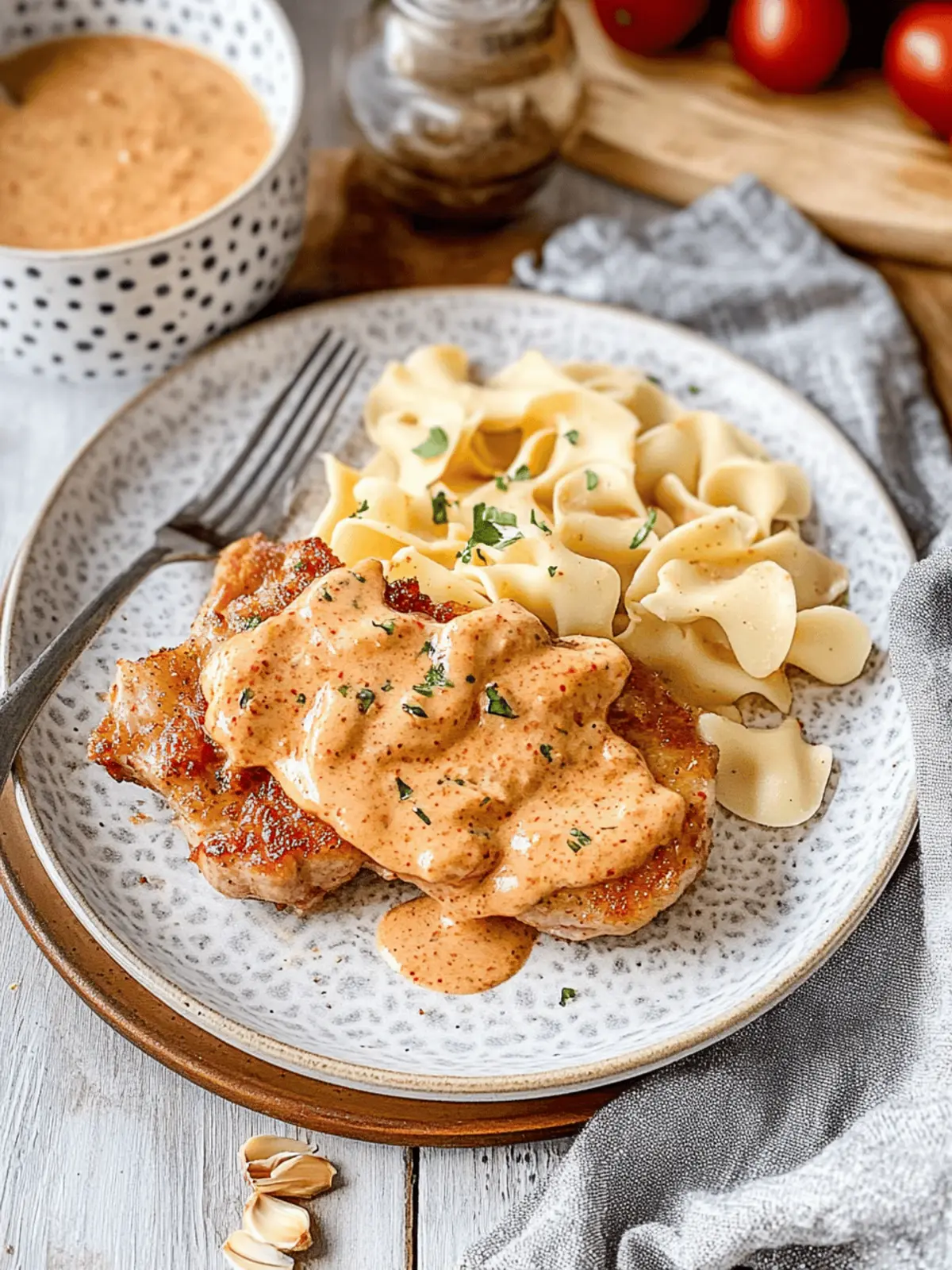 Hungarian Sour Cream Pork Chops for a Cozy Family Dinner