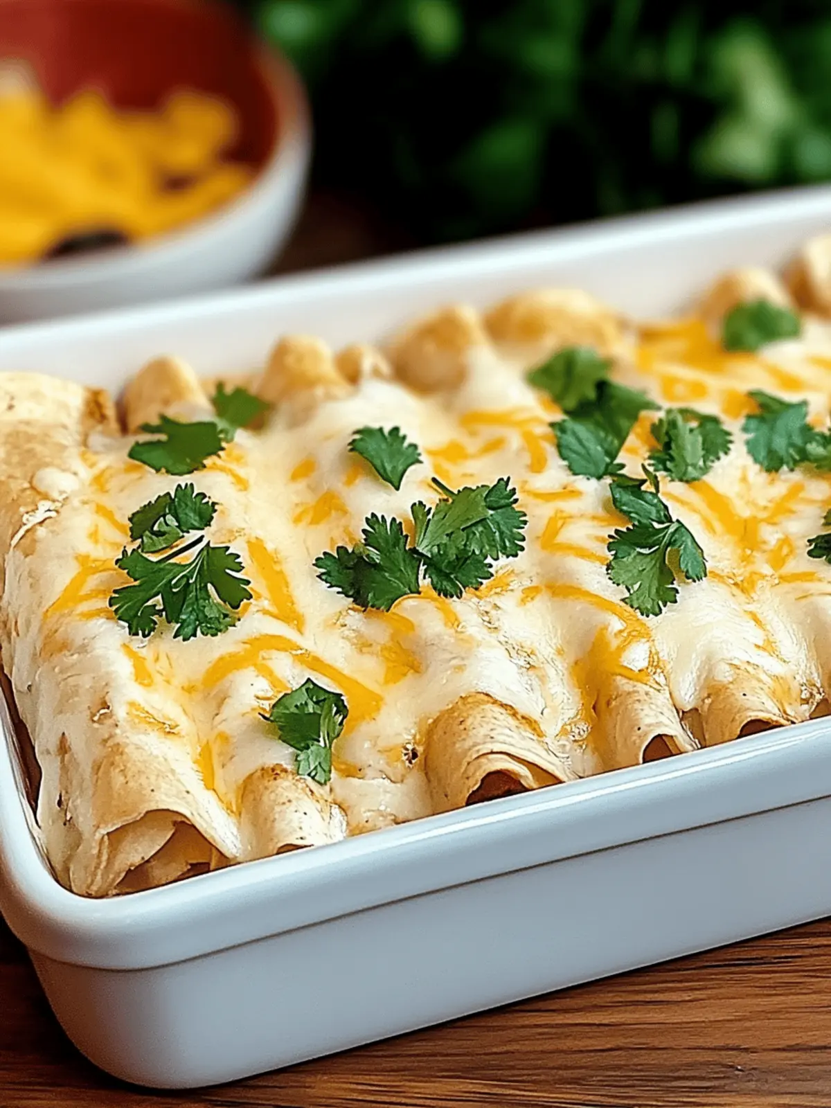 Creamy White Chicken Enchiladas for Ultimate Comfort Food Bliss