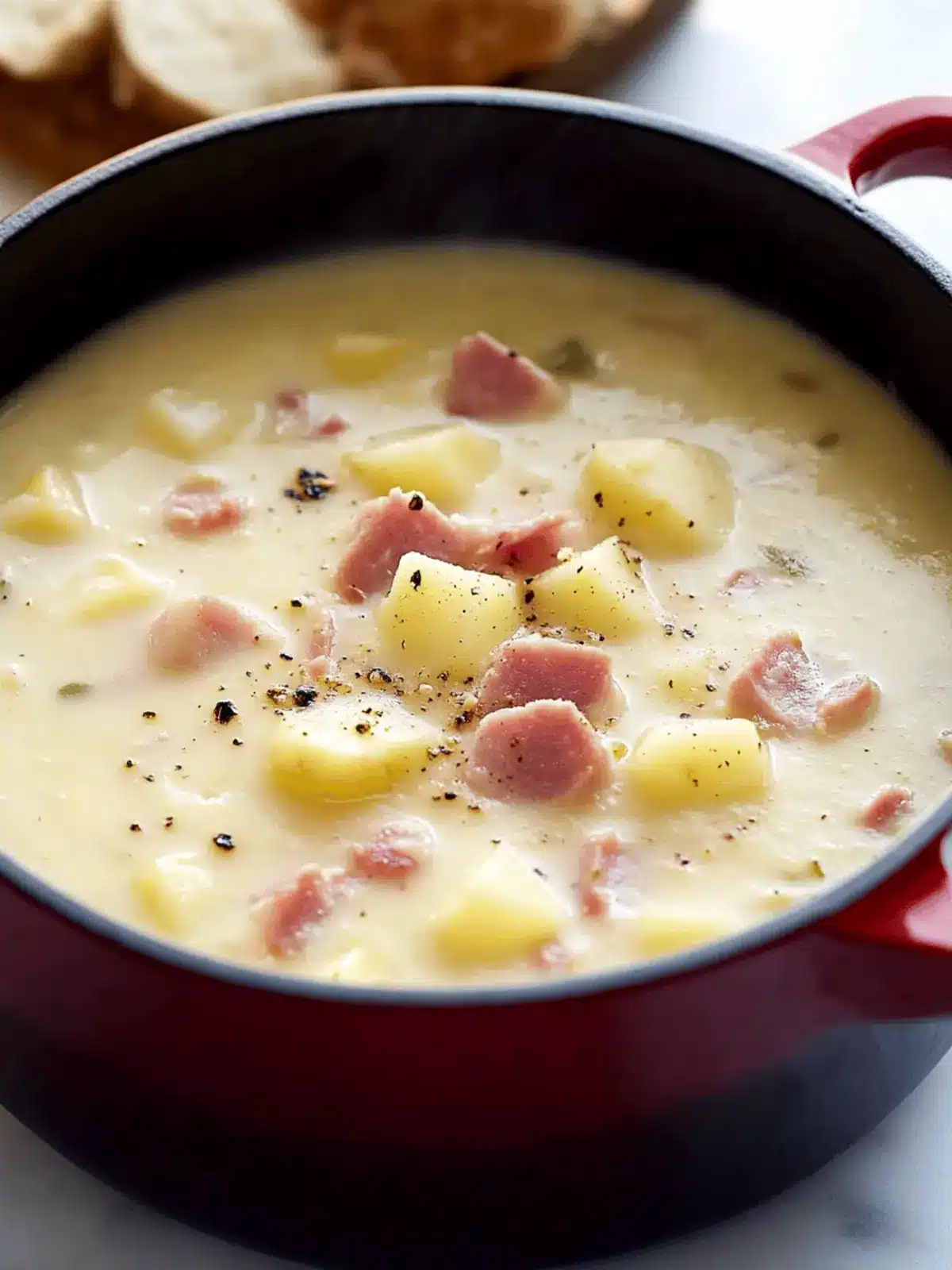 Creamy Ham and Potato Soup for Cozy Weeknight Comfort