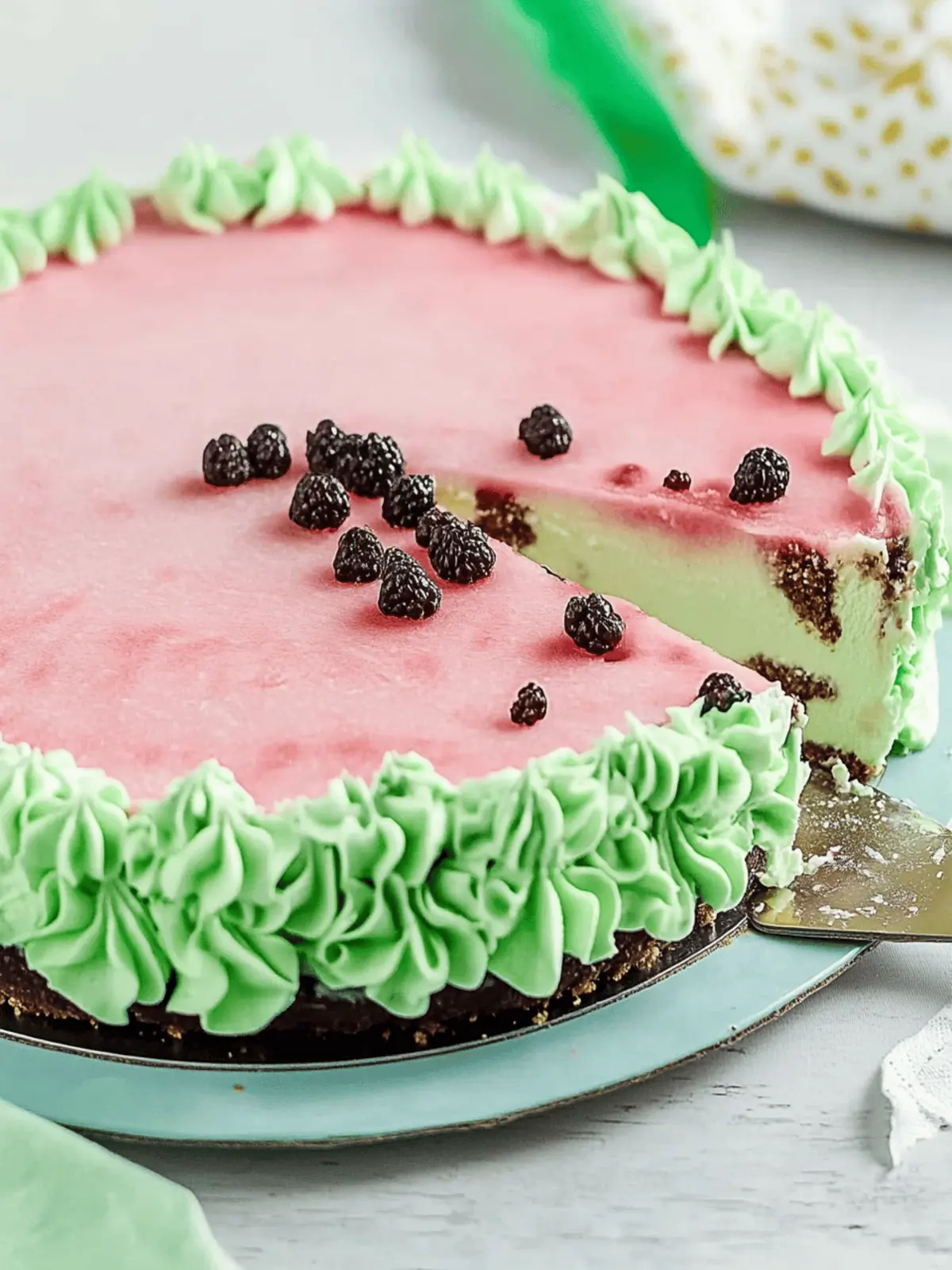 Watermelon Cheesecake