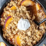 Easy Peach Crisp Recipe (Crispy & Juicy)