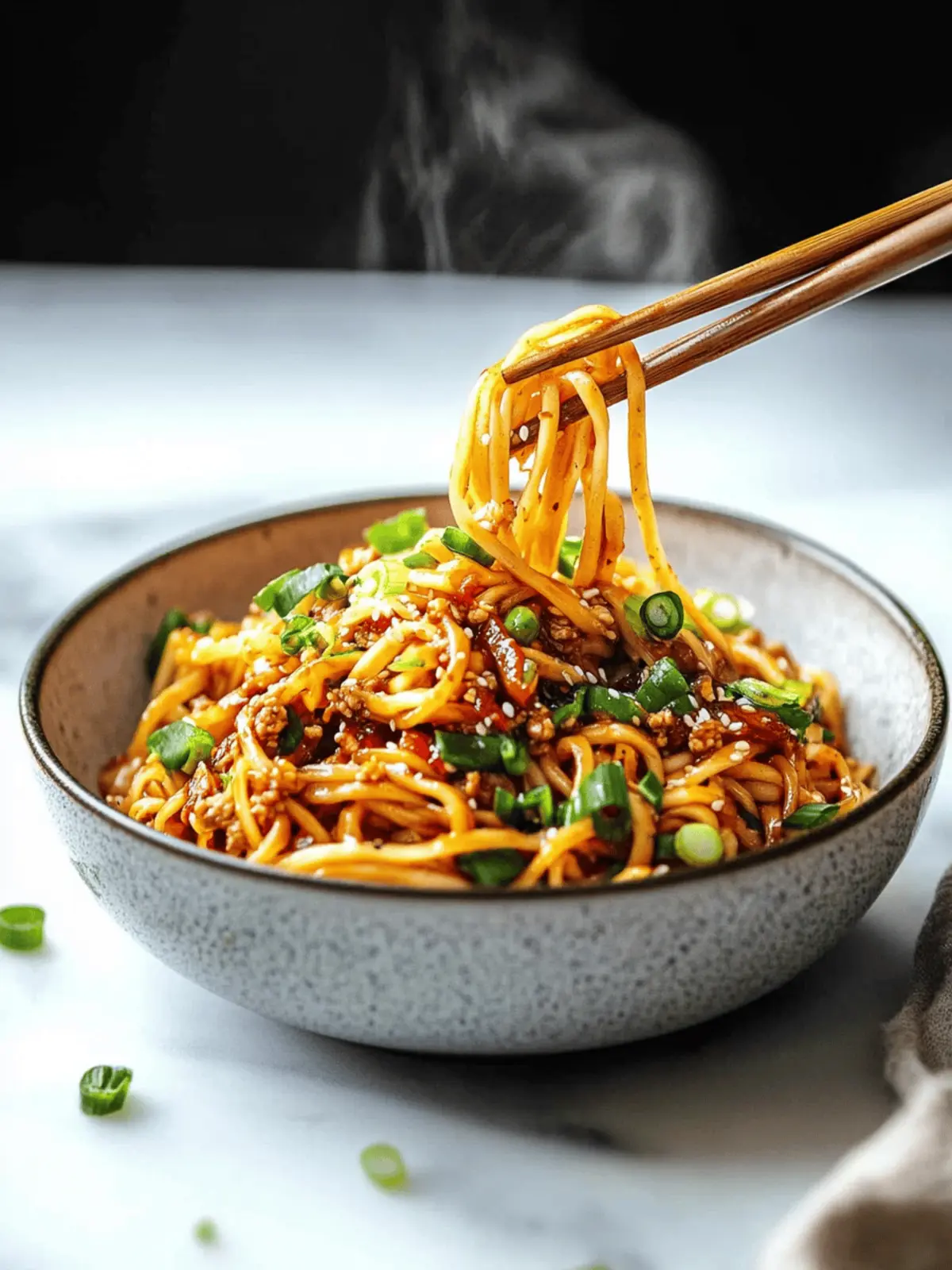 Easy Szechuan Noodles (30 Minutes)